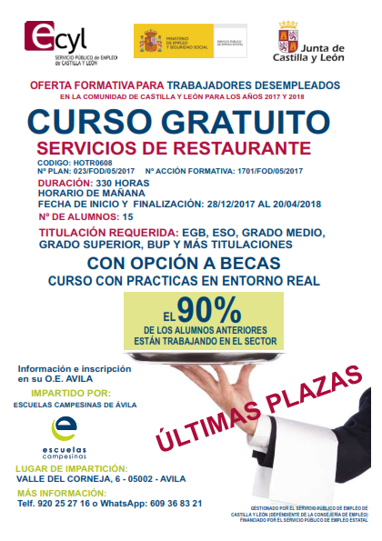 curso escuelas SERVICIO DE RESTAURANTES_001